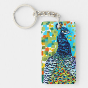 Llavero Pavo real Plumed II