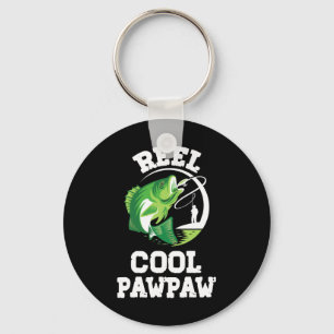 Llavero Paw-paw Pescador de Caña Genial Funny Retro