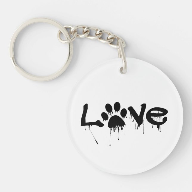 Llavero Paw Print Keychain (Frente)