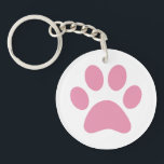 Llavero Paw Print Keychain<br><div class="desc">¡Diseño de papel divertido para amantes de los animales!</div>