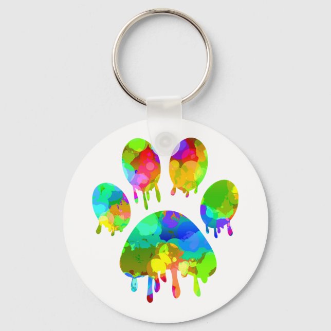 Llavero Paw Print Keychain (Anverso)
