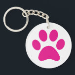 Llavero Paw Print Keychain<br><div class="desc">Paw,  impresión,  perro,  gato,  mascota,  cachorro,  gatito,  compasión,  amor,  recuerdo</div>