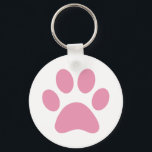 Llavero Paw Print Keychain<br><div class="desc">¡Diseño de papel divertido para amantes de los animales!</div>