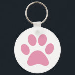Llavero Paw Print Keychain<br><div class="desc">¡Diseño de papel divertido para amantes de los animales!</div>