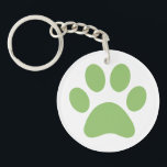 Llavero Paw Print Keychain<br><div class="desc">¡Diseño de papel divertido para amantes de los animales!</div>