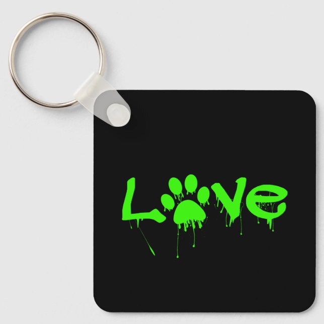 Llavero Paw Print Keychain (Anverso)