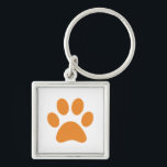 Llavero Paw Print Keychain<br><div class="desc">¡Diseño de papel divertido para amantes de los animales!</div>
