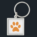 Llavero Paw Print Keychain<br><div class="desc">¡Diseño de papel divertido para amantes de los animales!</div>