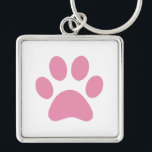Llavero Paw Print Keychain<br><div class="desc">¡Diseño de papel divertido para amantes de los animales!</div>