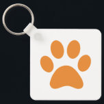 Llavero Paw Print Keychain<br><div class="desc">¡Diseño de papel divertido para amantes de los animales!</div>