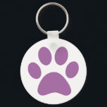 Llavero Paw Print Keychain<br><div class="desc">¡Diseño de papel divertido para amantes de los animales!</div>