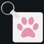 Llavero Paw Print Keychain<br><div class="desc">¡Diseño de papel divertido para amantes de los animales!</div>