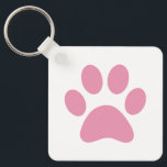 Llavero Paw Print Keychain<br><div class="desc">¡Diseño de papel divertido para amantes de los animales!</div>