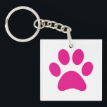 Llavero Paw Print Keychain<br><div class="desc">Paw,  impresión,  perro,  gato,  mascota,  cachorro,  gatito,  compasión,  amor,  recuerdo</div>