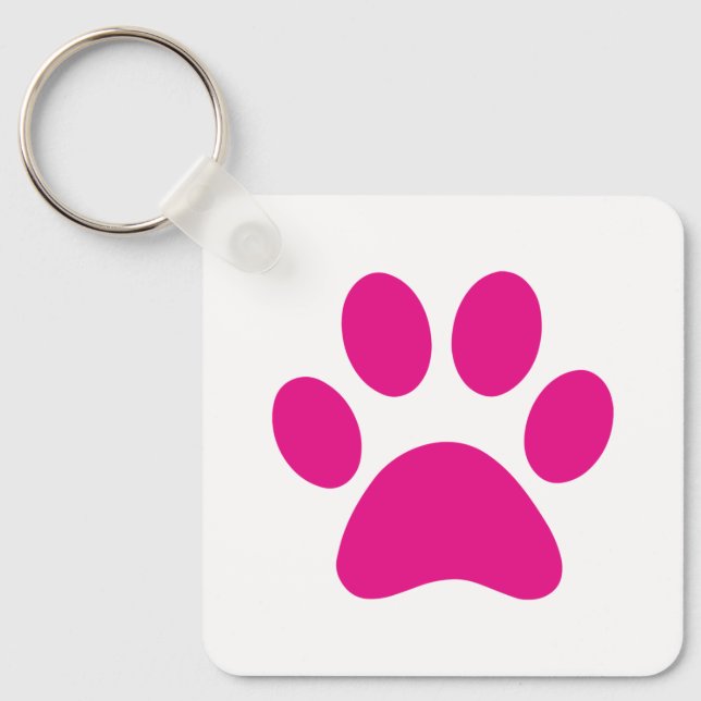Llavero Paw Print Keychain (Anverso)