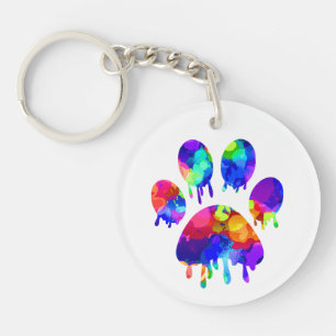 Llavero Paw Print Keychain