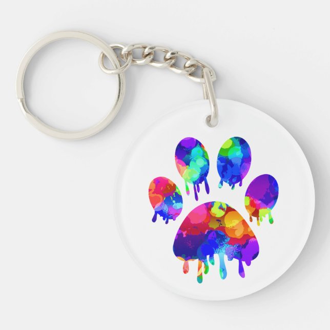 Llavero Paw Print Keychain (Frente)