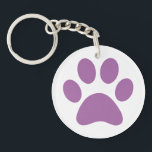 Llavero Paw Print Keychain<br><div class="desc">¡Diseño de papel divertido para amantes de los animales!</div>