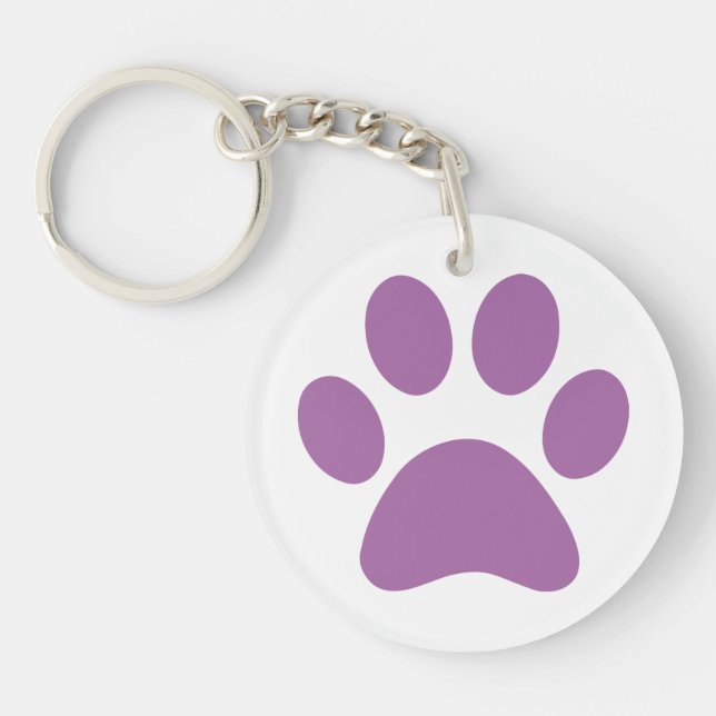 Llavero Paw Print Keychain (Frente)