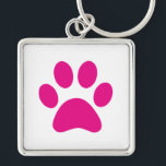 Llavero Paw Print Keychain<br><div class="desc">Paw,  impresión,  perro,  gato,  mascota,  cachorro,  gatito,  compasión,  amor,  recuerdo</div>