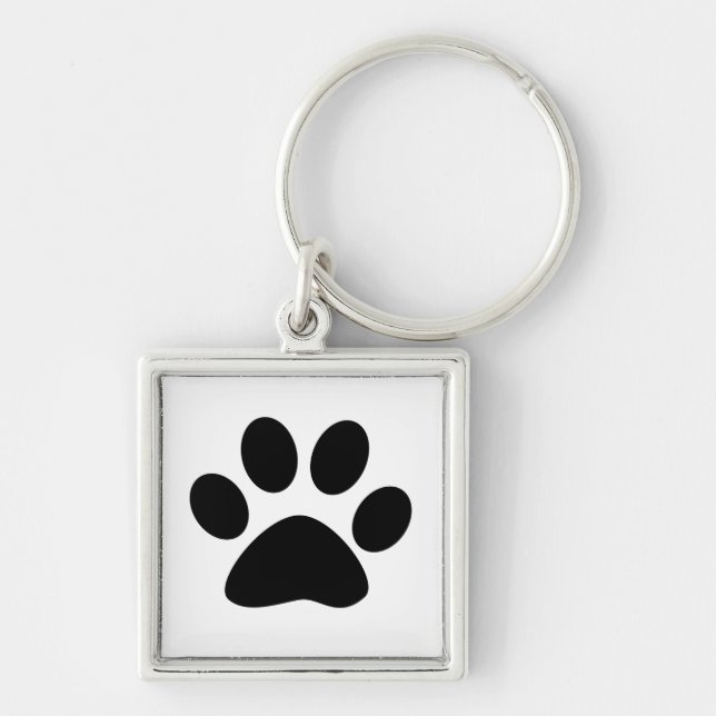 Llavero Paw Print Pattern Dog Mom Dad Christmas Gift Favor (Frente)