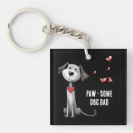 Llavero Paw-some Dog Dad Whimsical Fathers Day from Mascot