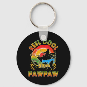 Llavero Pawpaw Retro Pescador Genial Hombre Papá Papa