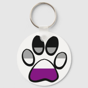 Llavero Pawprint asexual