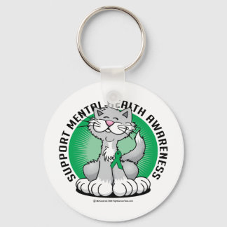 Llavero Paws for Mental Health Cat