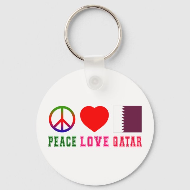 Llavero Paz Amar Qatar (Anverso)