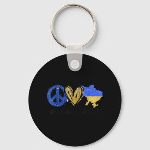 Llavero Paz Amar Ucrania Bandera Ucraniana Estoy Con Ukr
