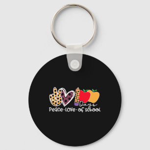 Llavero Paz Amor 100 Días De Colegio