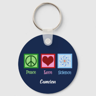 Llavero Paz Amor Ciencia