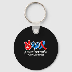Llavero Paz Amor Cura Conciencia de Cardiopatía Congénita 