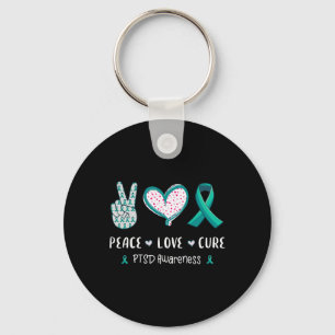 Llavero Paz Amor Cure Ptsd Estrés Trastorno De Conciencia 