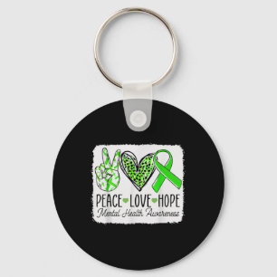 Llavero Paz Amor Esperanza Apoyo Concienciación sobre Salu