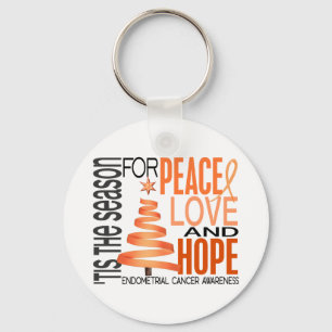 Llavero Paz Amor Esperanza Navidades Cáncer Endometrial