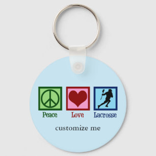 Llavero Paz Amor Lacrosse