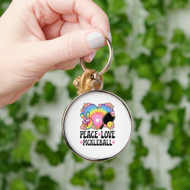 Llavero Paz Amor Pickleball (Mano)