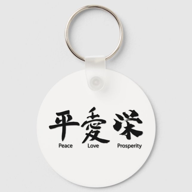 Llavero Paz, amor, prosperidad (Anverso)