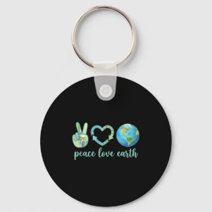 Llavero Paz amor tierra ecológico naturaleza día de la tie
