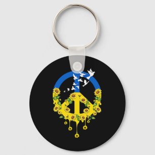 Llavero Paz Amor Ucrania Domina Ucrania Girasol Ucrania