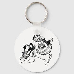 Llavero Paz, amor, y barros amasados