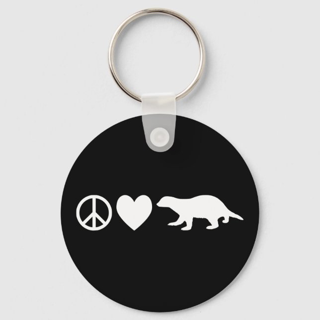 Llavero Paz, amor y miel Badgers (Anverso)