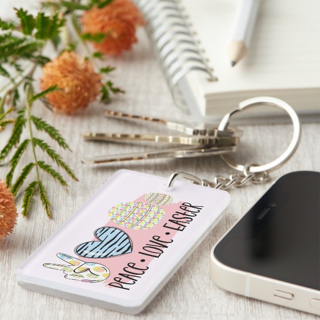 Llavero Paz, amor y Pascua (Frente Derecha)