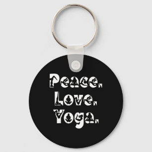Llavero Paz Amor Yoga Atención Plena Zen Meditación Yogi F