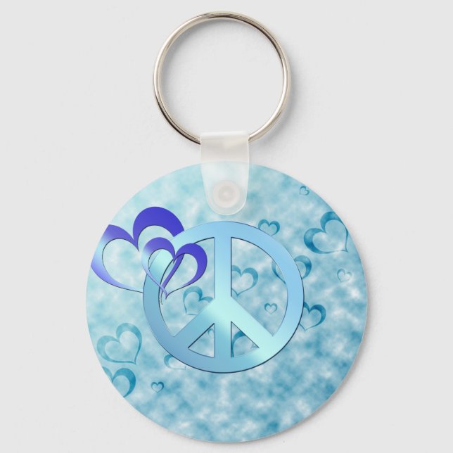 Llavero Paz Azul (Anverso)