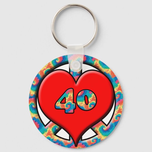 Llavero Paz, corazón, 40 (Anverso)