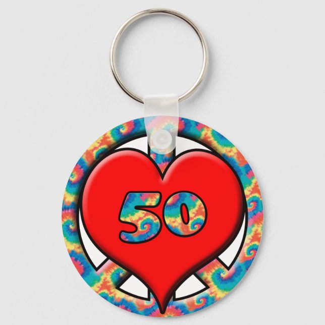 Llavero Paz, corazón, 50 (Anverso)