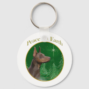Llavero Paz de Doberman Pinscher